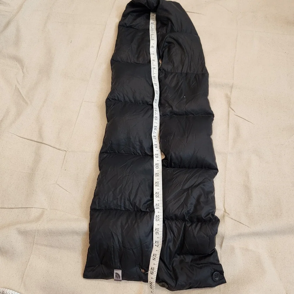 New The North Face Koa Scarf Black Down Puffer Winter Neck Wrap A5WJJK3